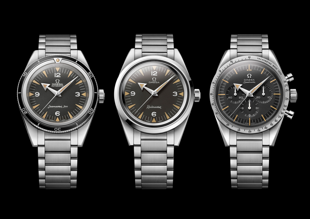 The Railmaster 60th Anniversary Limited Edition trio by Omega